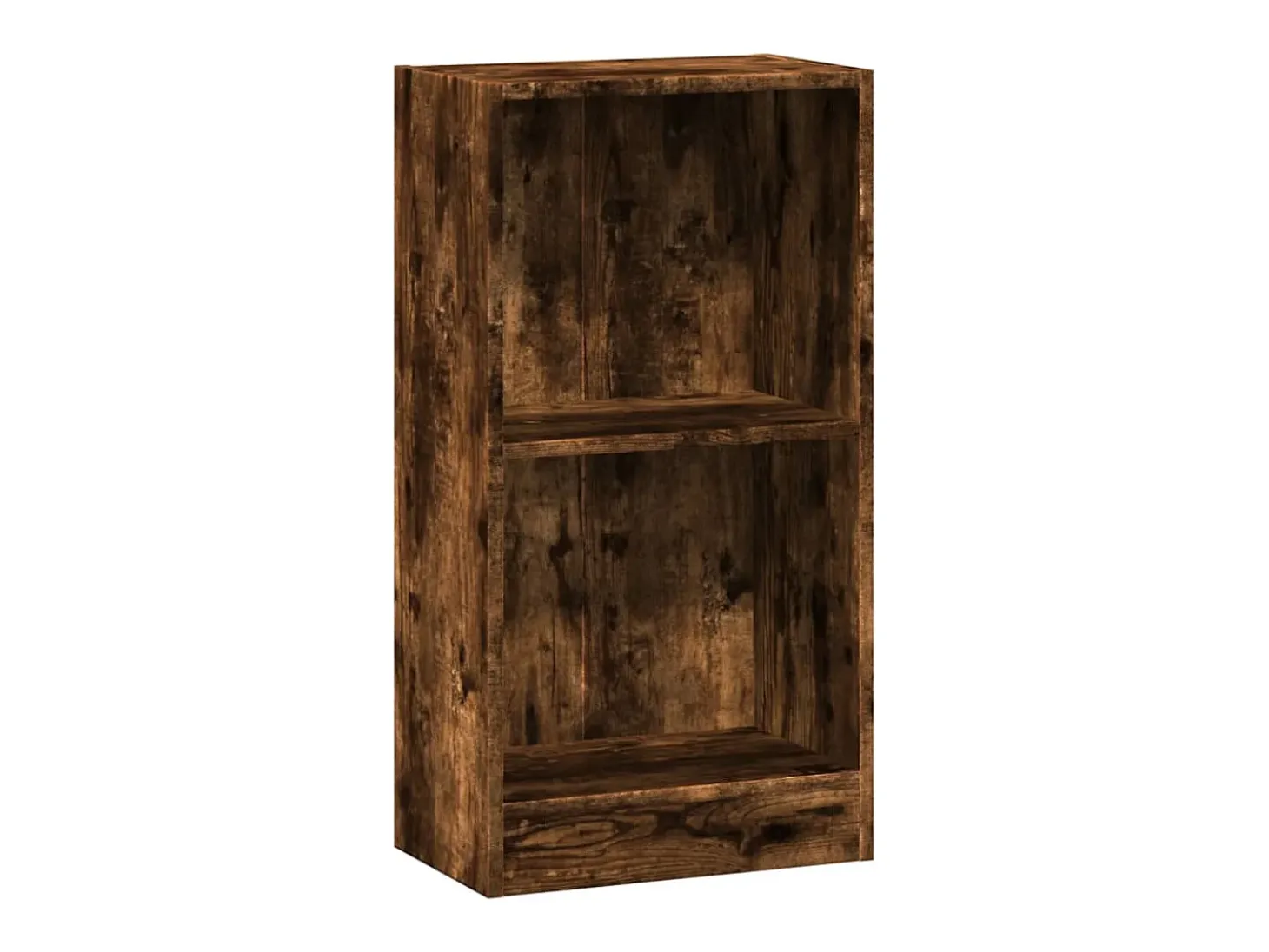 Estantería madera de ingeniería roble ahumado 40x24x76 cm