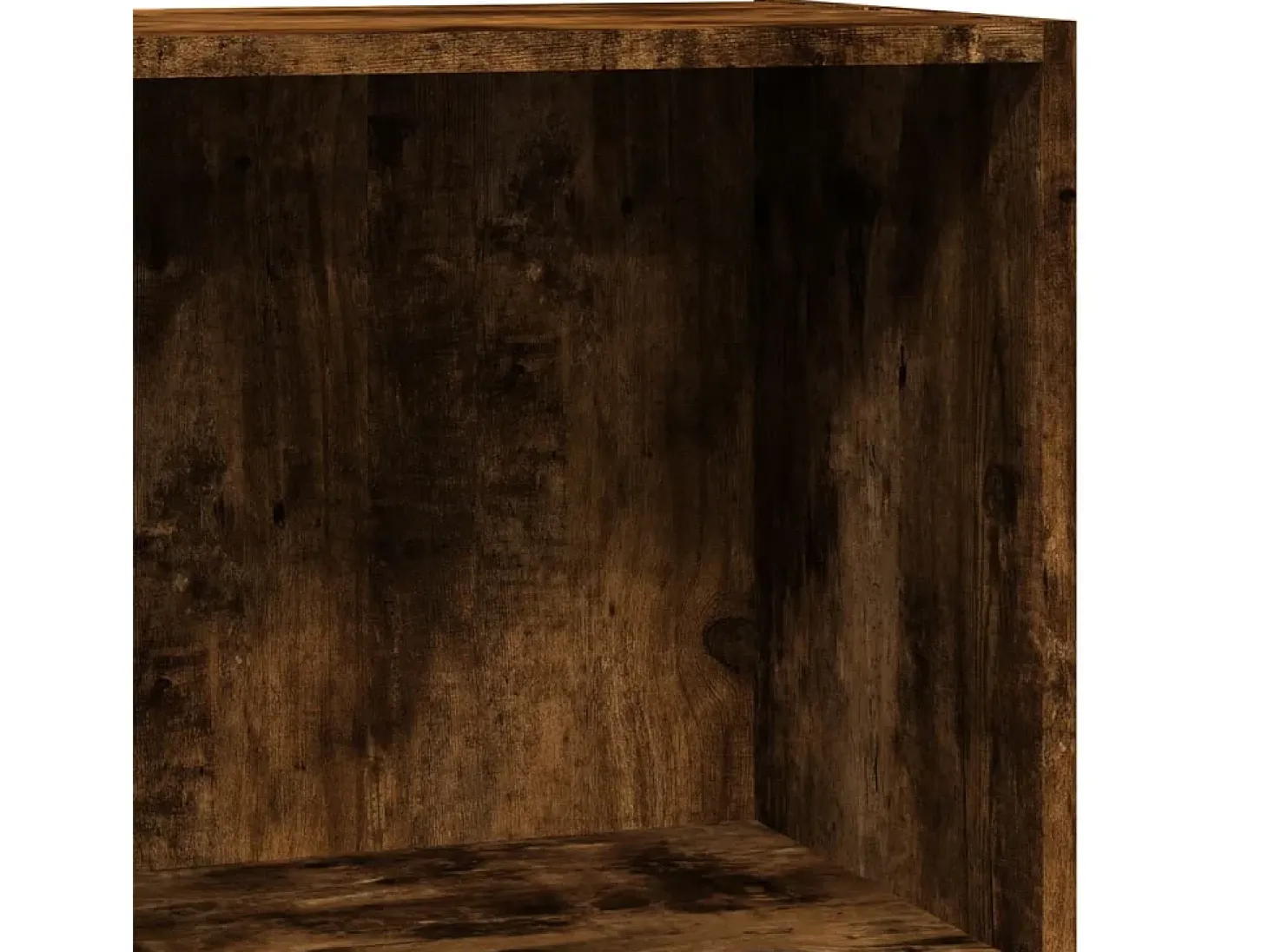 Estantería madera de ingeniería roble ahumado 40x24x76 cm