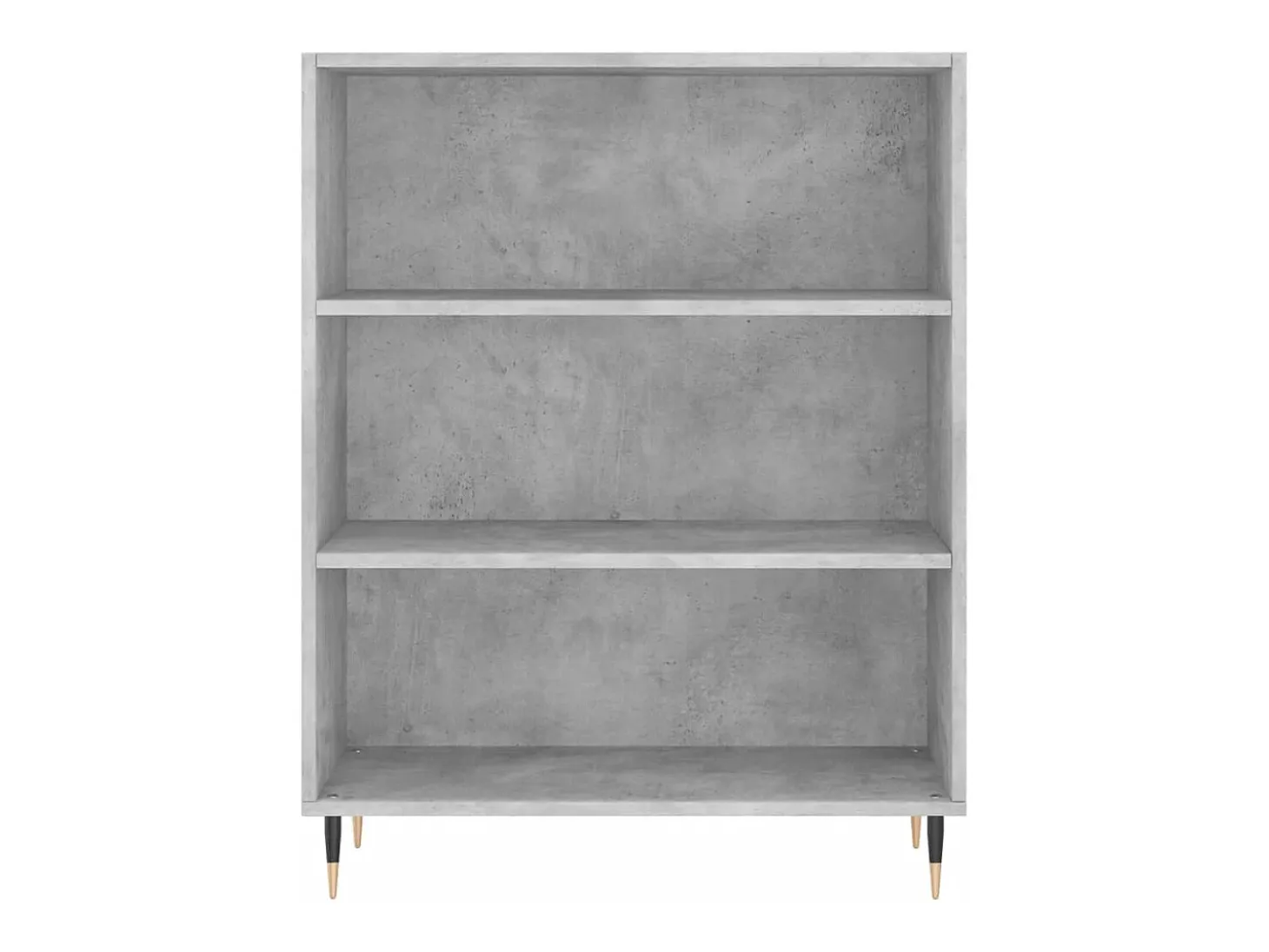 Estantería madera de ingeniería gris hormigón 69,5x32,5x90 cm
