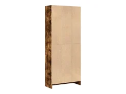 Estantería madera de ingeniería roble ahumado 60x24x143 cm