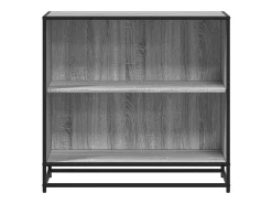 Estantería madera de ingeniería color gris sonoma 80,5x35x76 cm