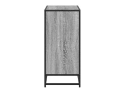 Estantería madera de ingeniería color gris sonoma 80,5x35x76 cm