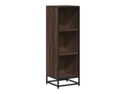 Estantería madera de ingeniería marrón roble 33,5x33x107,5 cm