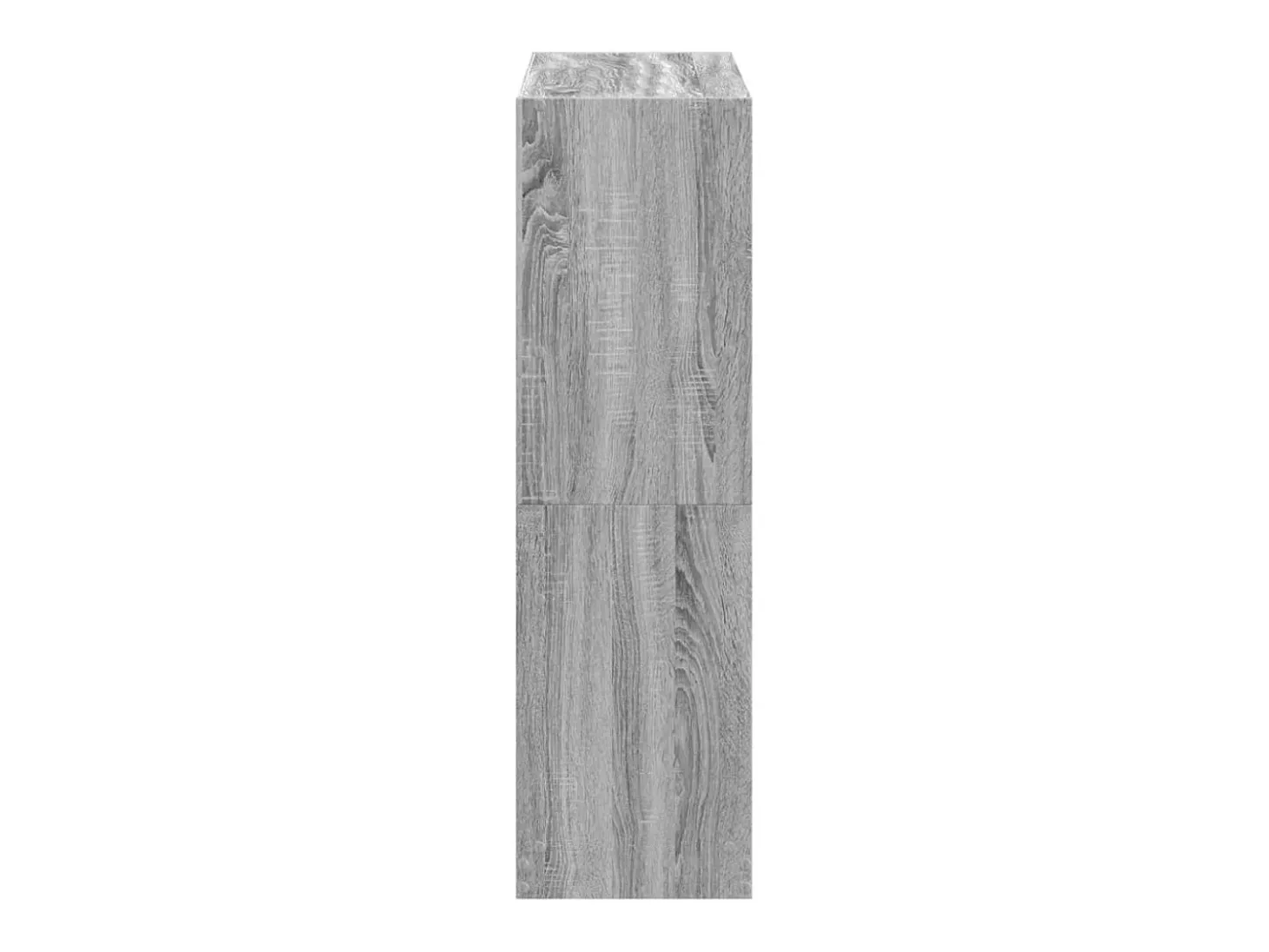 Estantería madera de ingeniería gris Sonoma 102x32x108 cm