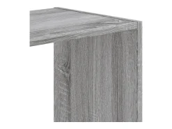 Estantería madera de ingeniería gris Sonoma 102x32x108 cm