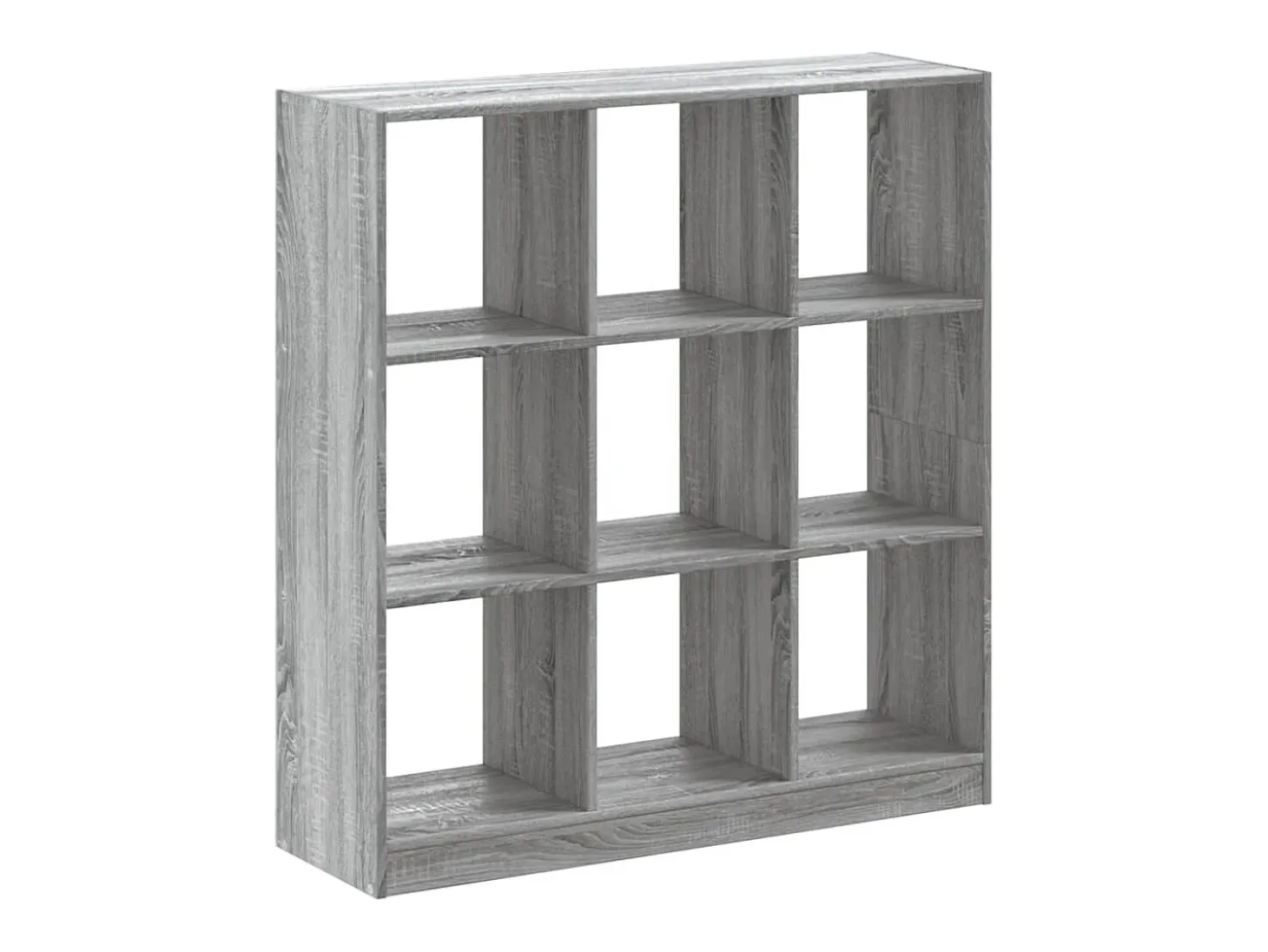 Estantería madera de ingeniería gris Sonoma 102x32x108 cm