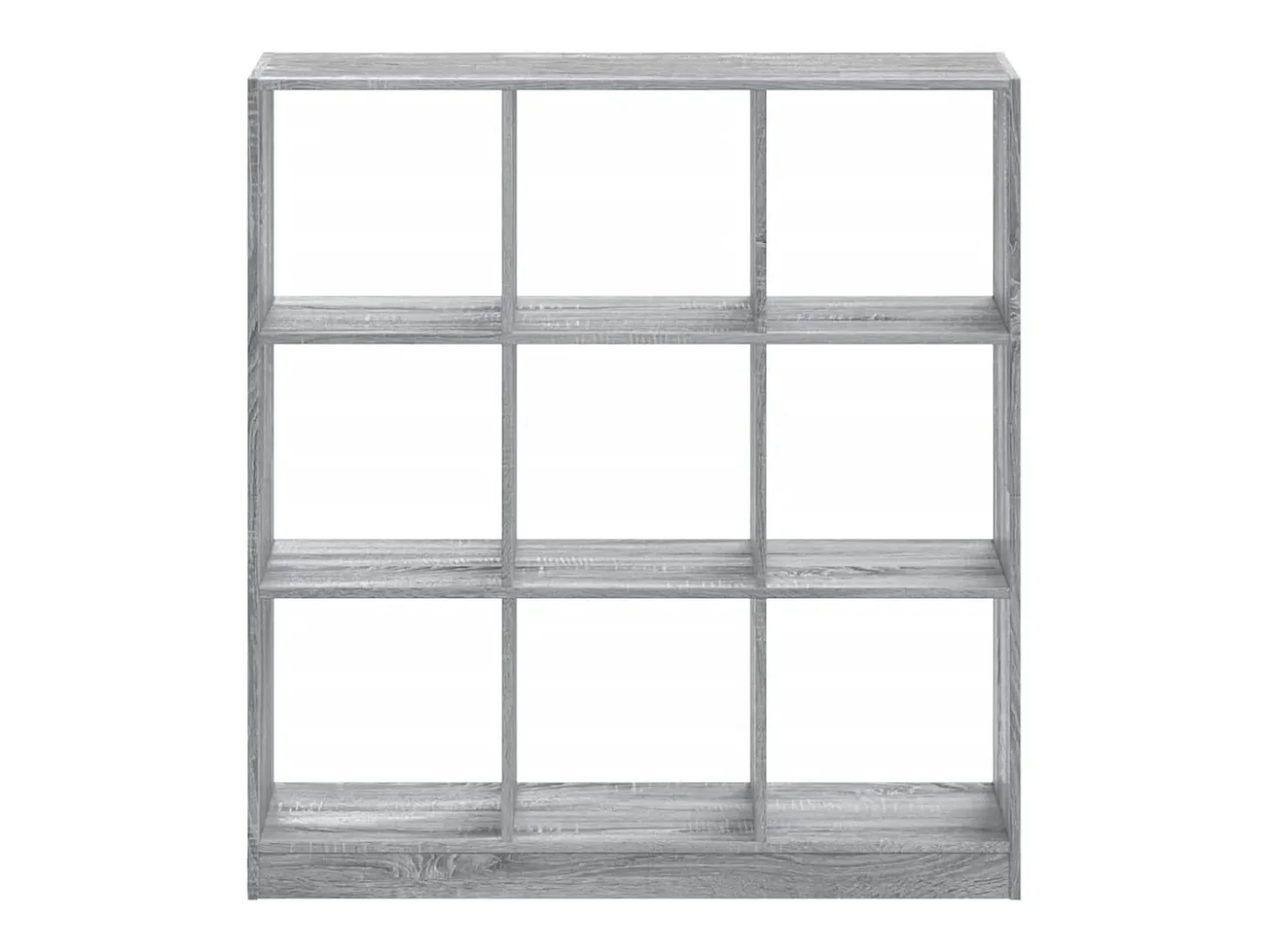 Estantería madera de ingeniería gris Sonoma 102x32x108 cm