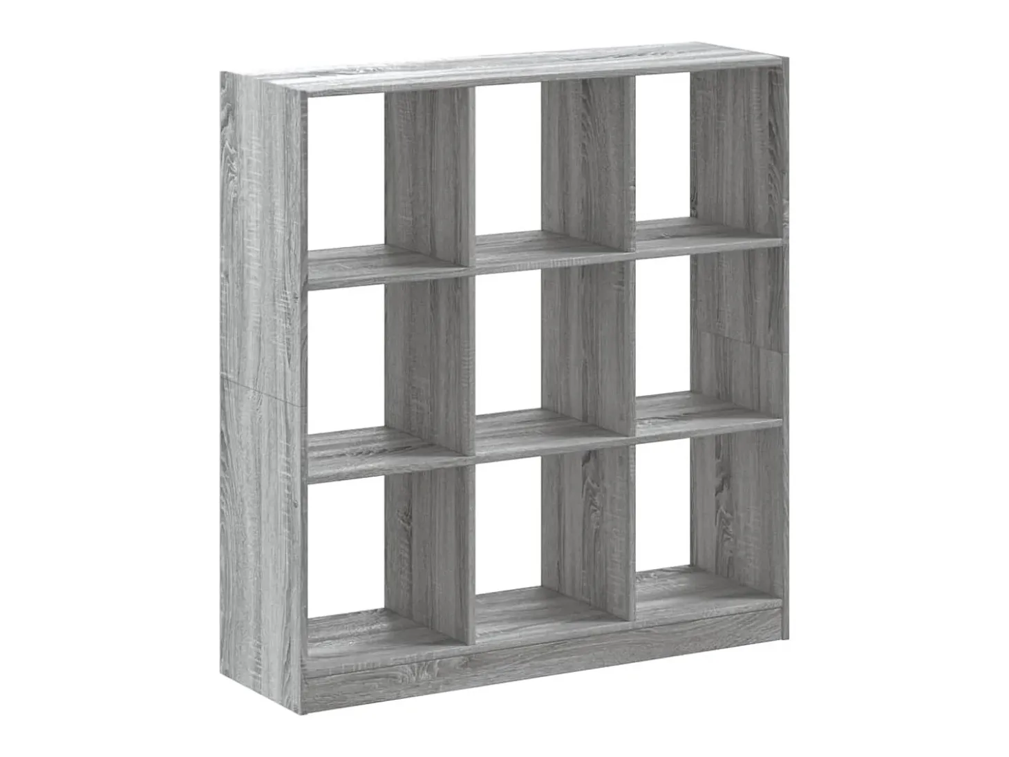 Estantería madera de ingeniería gris Sonoma 102x32x108 cm