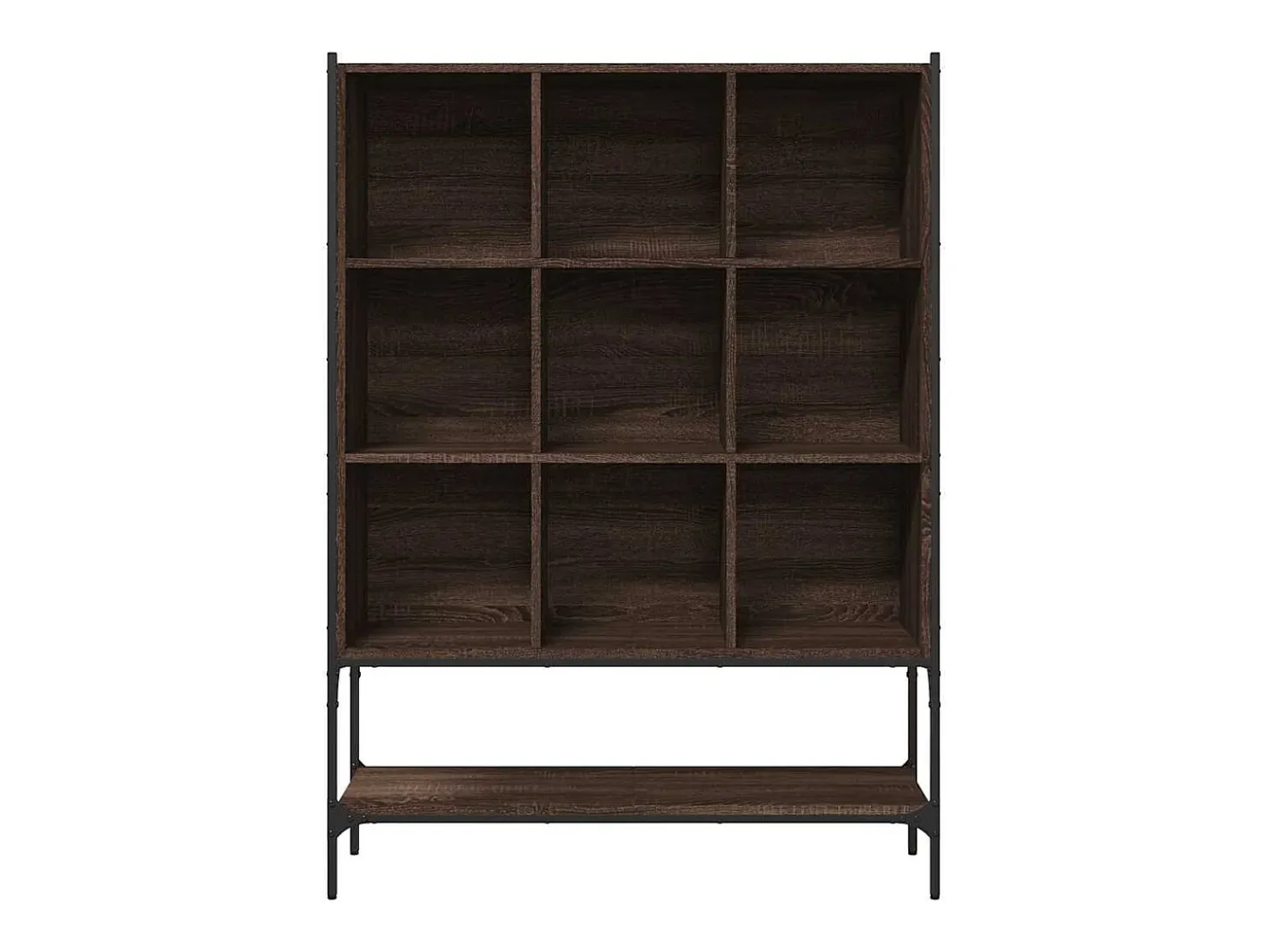 Estantería madera de ingeniería marrón roble 102x30x141,5 cm