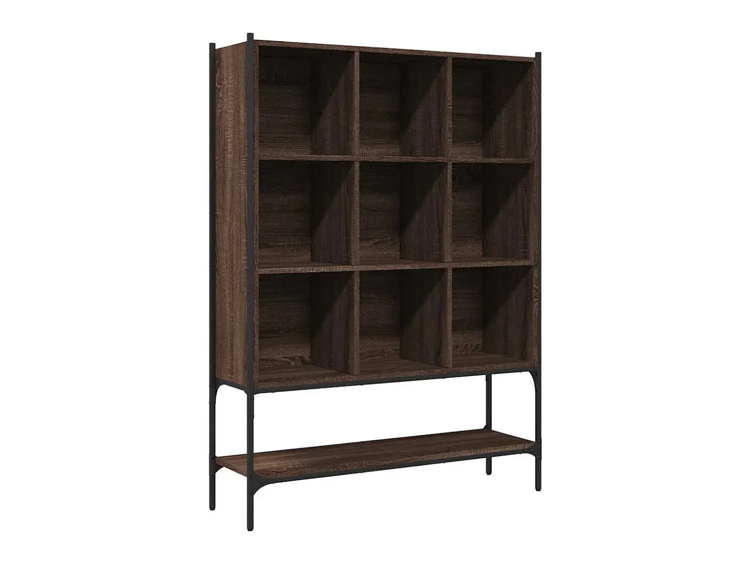 Estantería madera de ingeniería marrón roble 102x30x141,5 cm