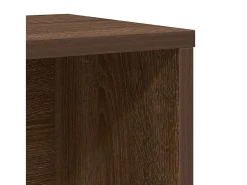 Estantería madera de ingeniería marrón roble 60x24x85 cm