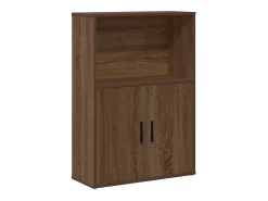 Estantería madera de ingeniería marrón roble 60x24x85 cm