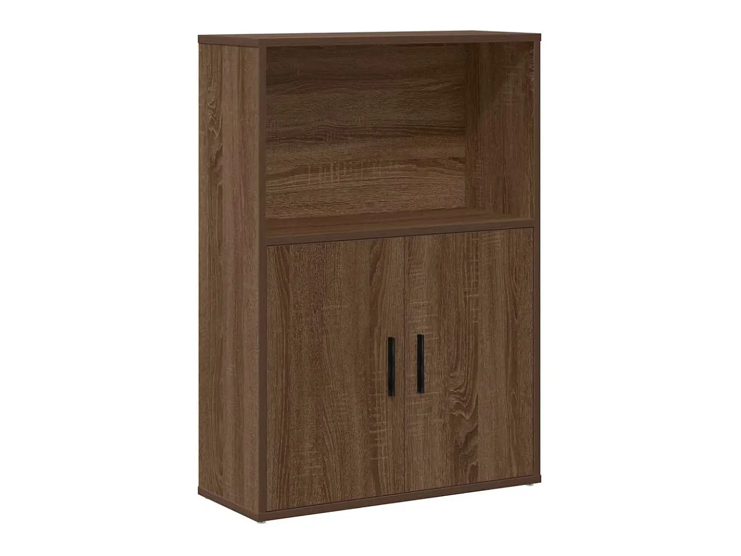 Estantería madera de ingeniería marrón roble 60x24x85 cm