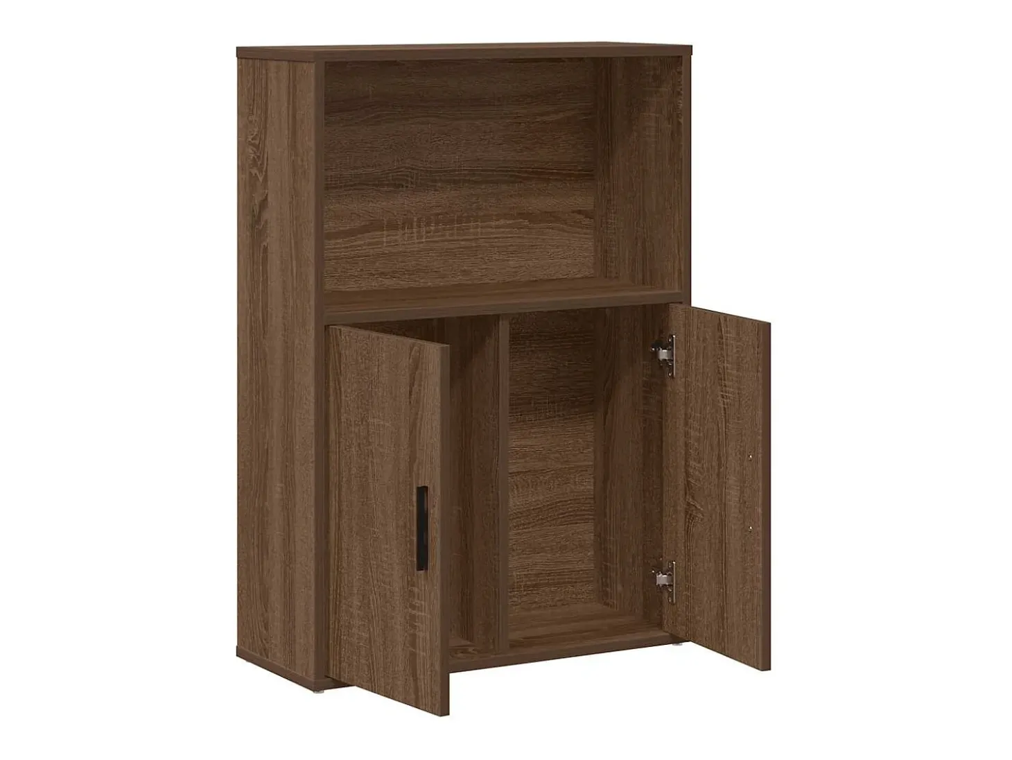 Estantería madera de ingeniería marrón roble 60x24x85 cm