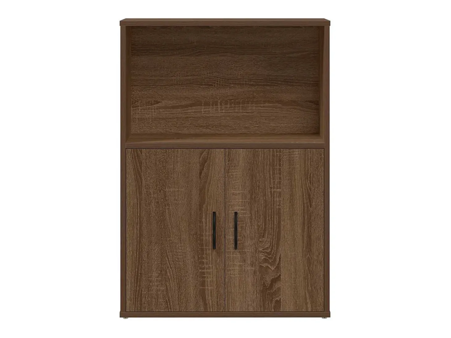 Estantería madera de ingeniería marrón roble 60x24x85 cm