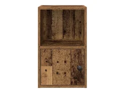 Estantería madera de ingeniería color envejecido 31x24x52 cm