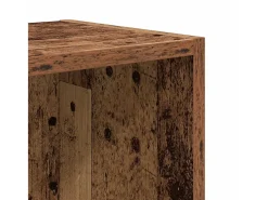Estantería madera de ingeniería color envejecido 31x24x52 cm