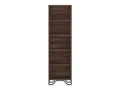 Estantería madera de ingeniería marrón roble 50x31x169 cm