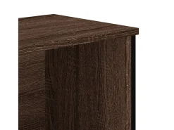 Estantería madera de ingeniería marrón roble 50x31x169 cm