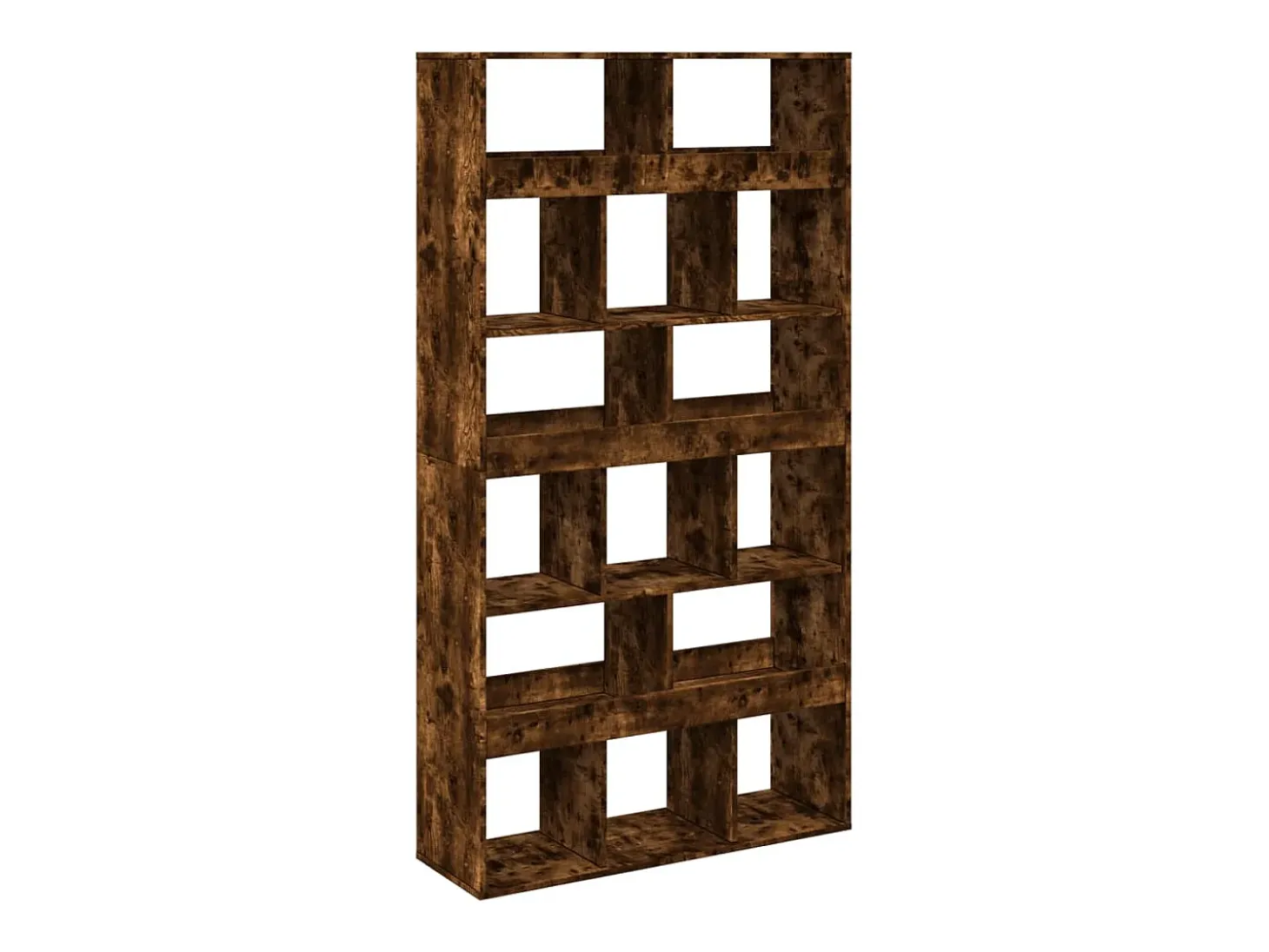 Estantería madera de ingeniería roble ahumado 100x33x187,5 cm