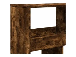 Estantería madera de ingeniería roble ahumado 100x33x187,5 cm