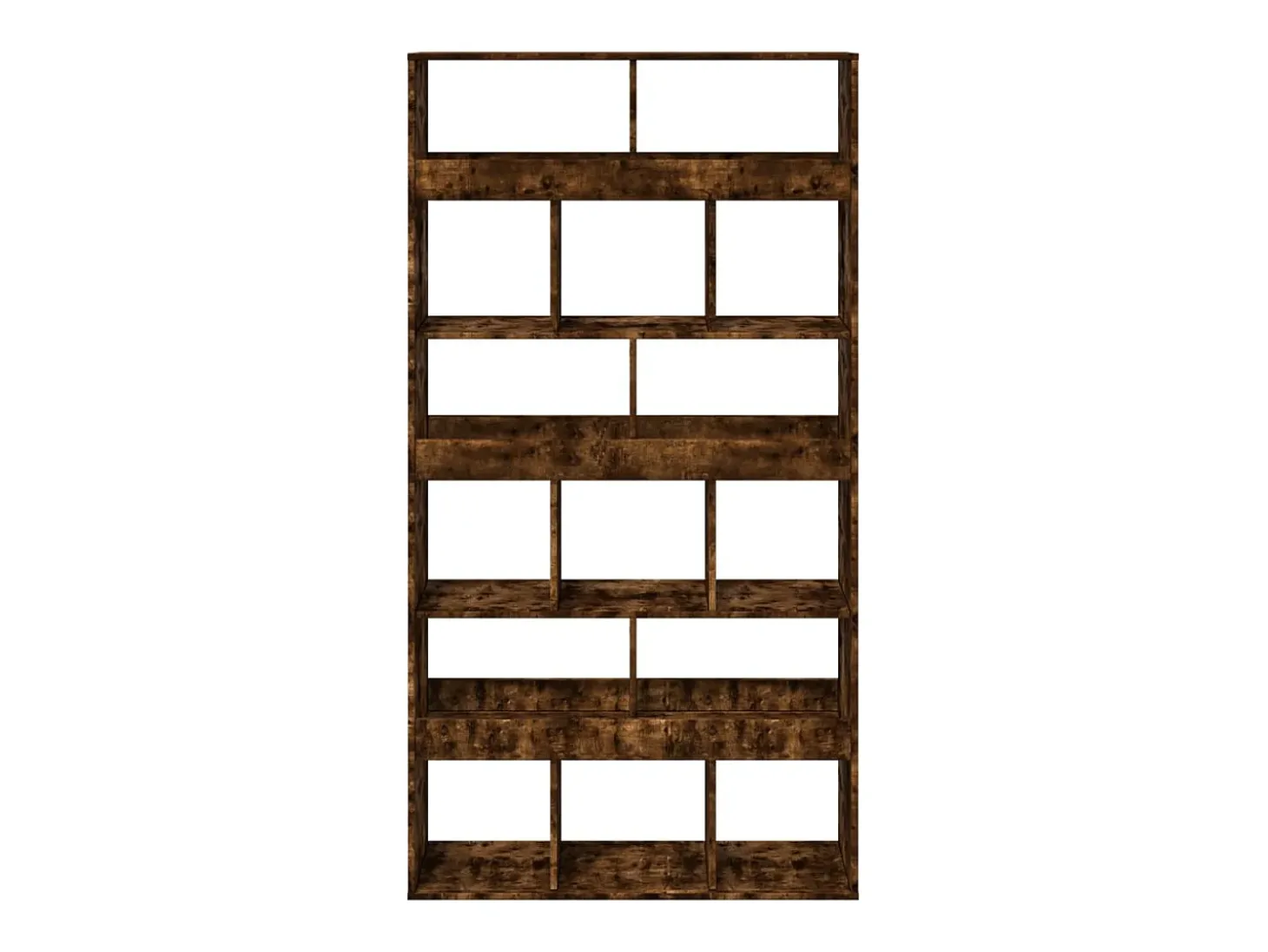 Estantería madera de ingeniería roble ahumado 100x33x187,5 cm