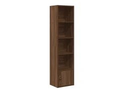 Estantería madera de ingeniería marrón roble 31x24x127 cm