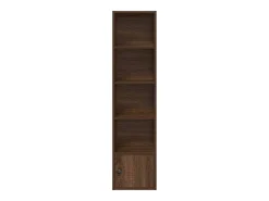 Estantería madera de ingeniería marrón roble 31x24x127 cm