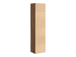 Estantería madera de ingeniería marrón roble 31x24x127 cm
