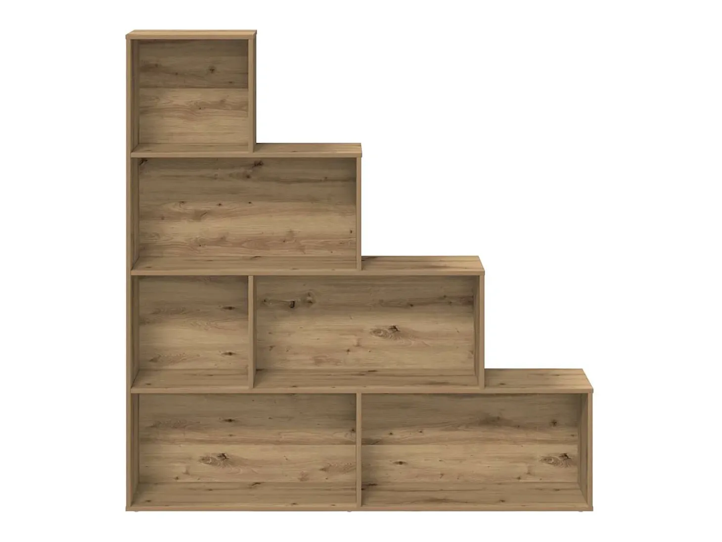 Estantería madera de ingeniería roble artisan 157x24x160 cm