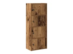 Estantería madera de ingeniería color envejecido 40x24x102 cm