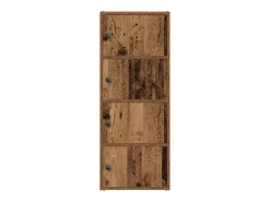 Estantería madera de ingeniería color envejecido 40x24x102 cm