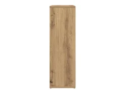 Estantería madera de ingeniería roble artisan 50x25x80 cm