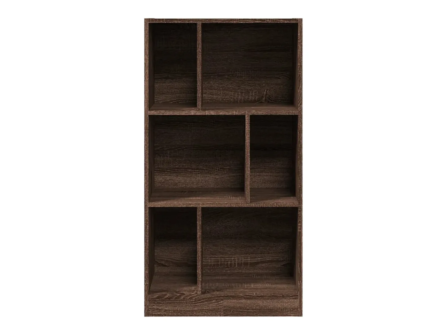 Estantería madera de ingeniería marrón roble 57x28,5x107,5 cm