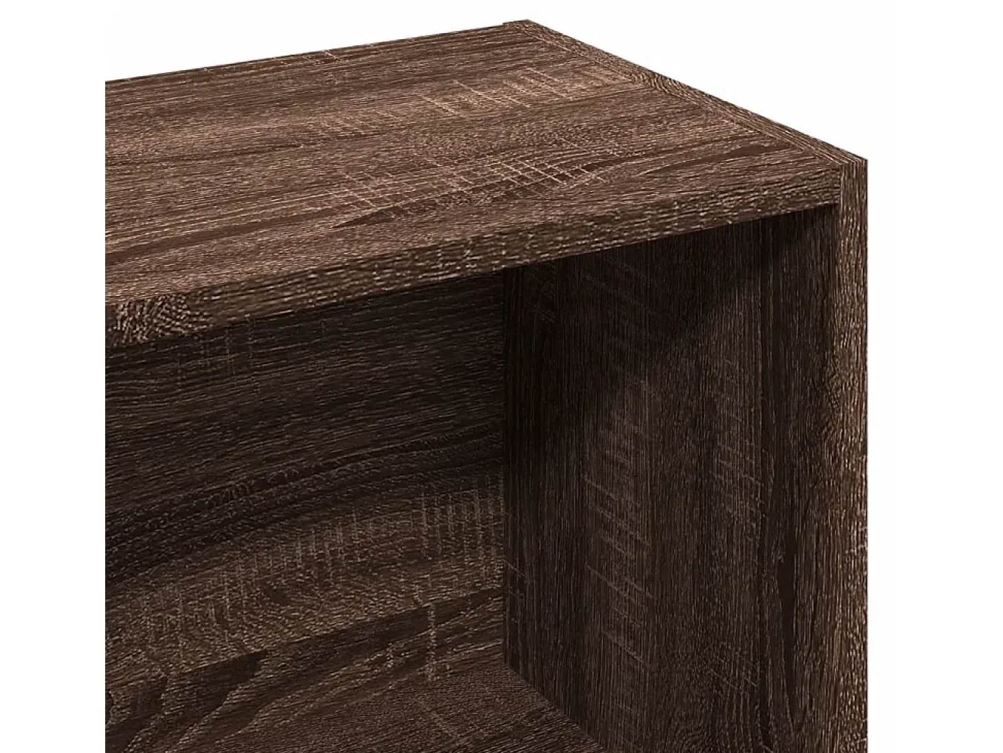 Estantería madera de ingeniería marrón roble 57x28,5x107,5 cm