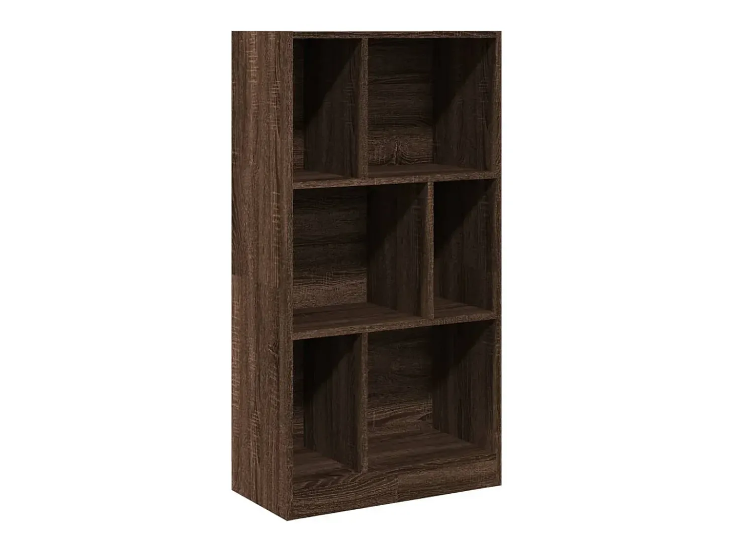 Estantería madera de ingeniería marrón roble 57x28,5x107,5 cm
