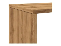 Estantería madera de ingeniería roble artisian 132x29x141,5 cm