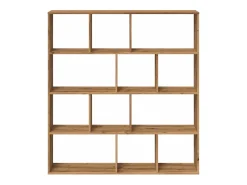 Estantería madera de ingeniería roble artisian 132x29x141,5 cm
