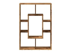 Estantería madera de ingeniería color envejecido 63x20x90 cm