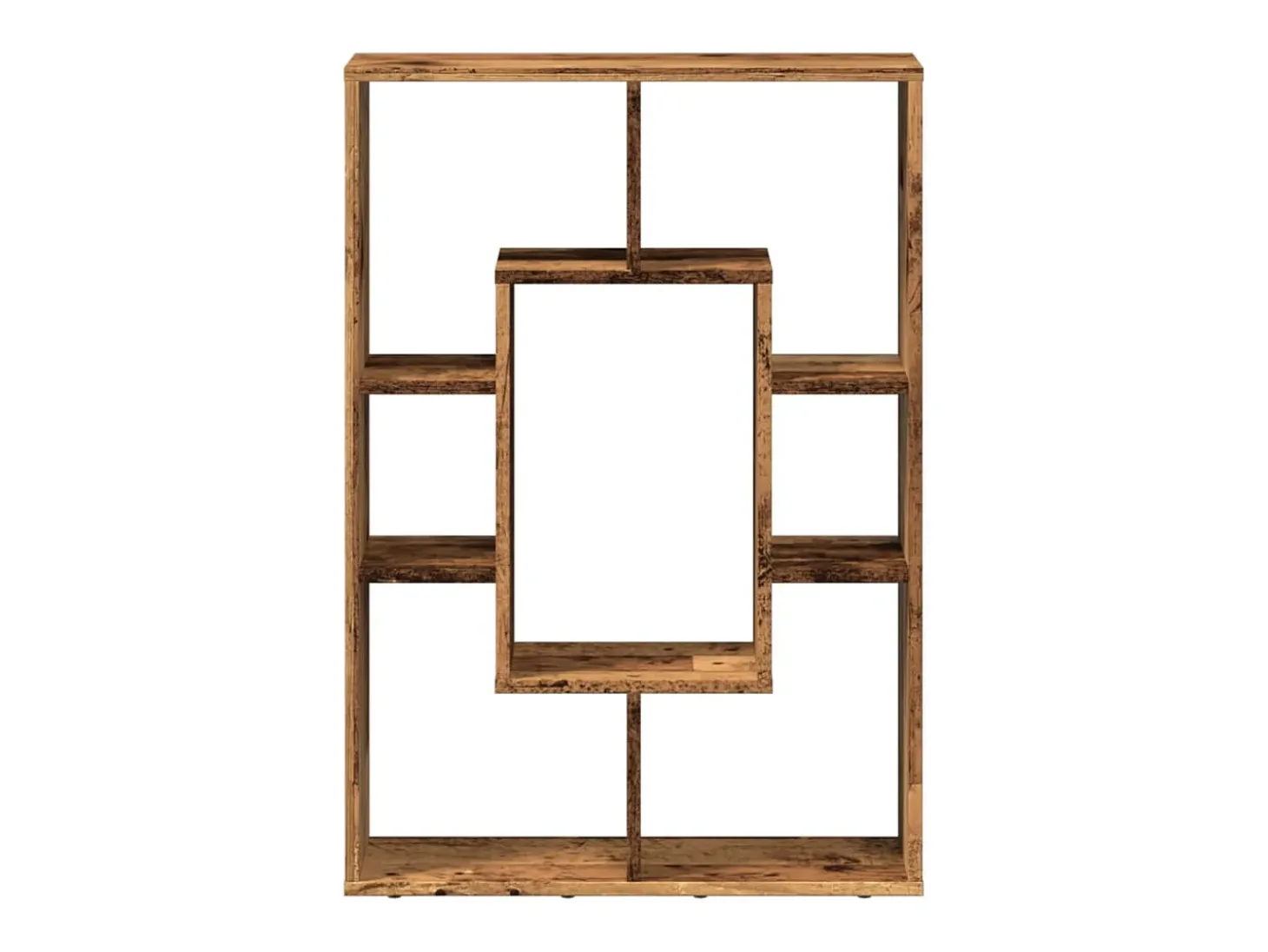 Estantería madera de ingeniería color envejecido 63x20x90 cm