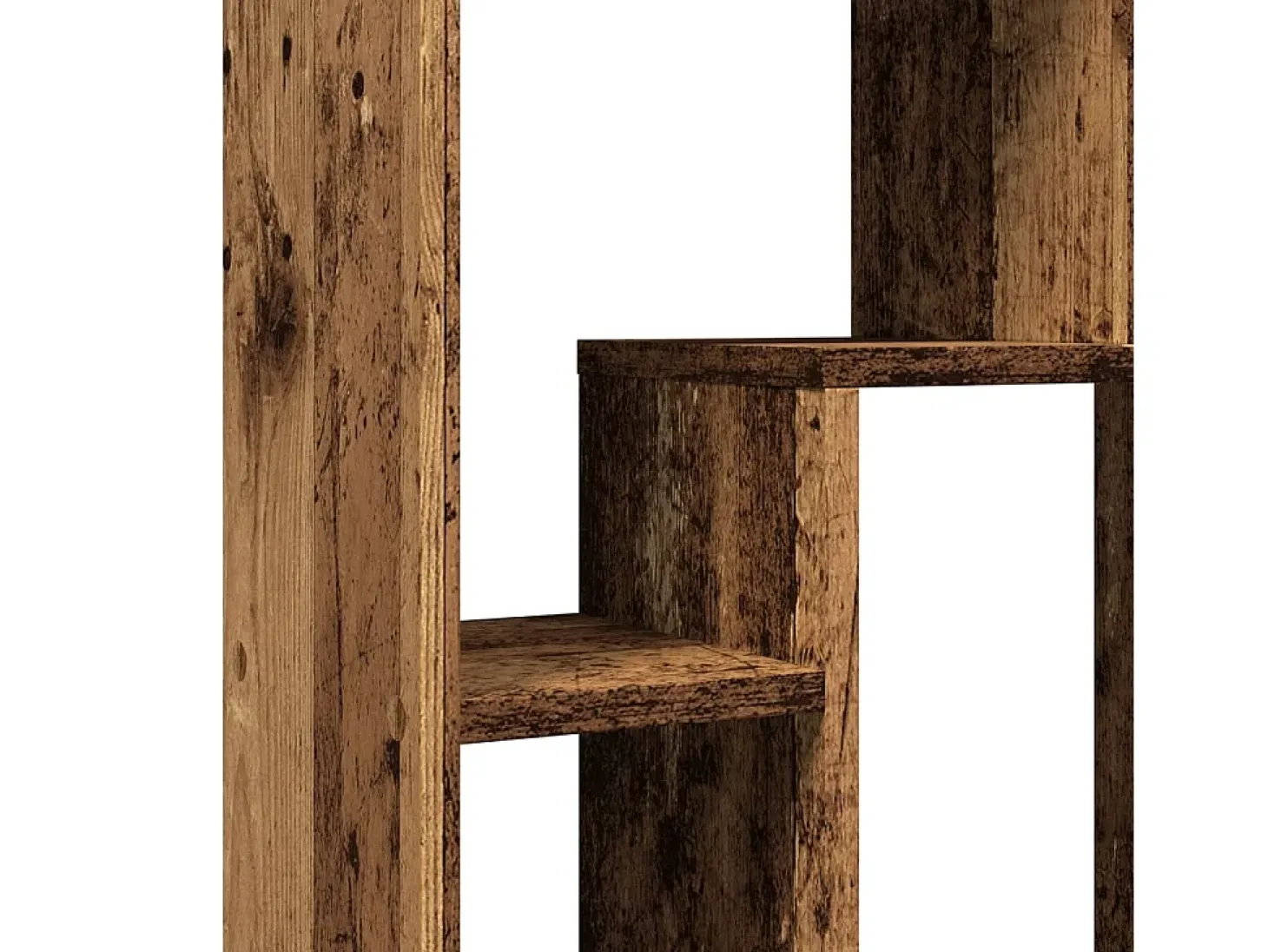 Estantería madera de ingeniería color envejecido 63x20x90 cm