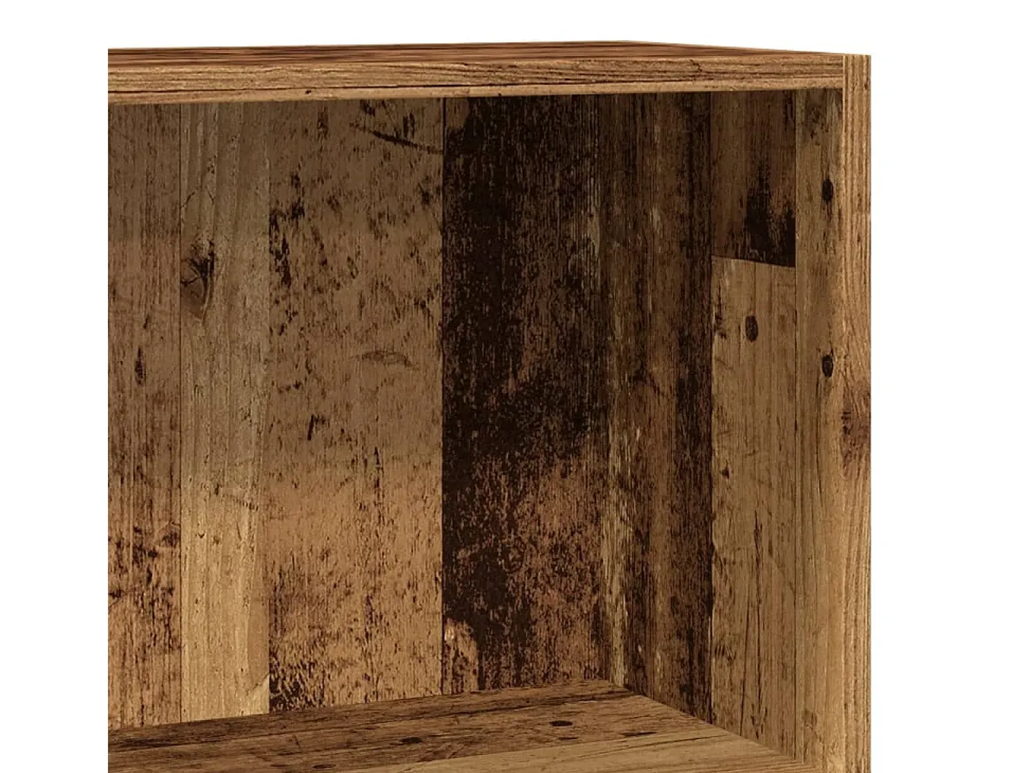Estantería madera de ingeniería color envejecido 60x24x76 cm