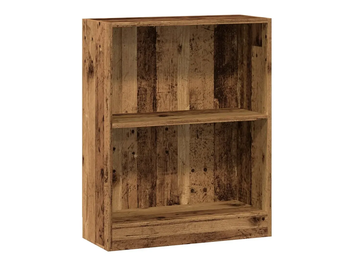 Estantería madera de ingeniería color envejecido 60x24x76 cm