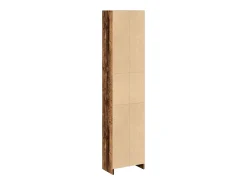 Estantería madera de ingeniería color envejecido 40x24x176 cm