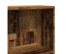 Estantería madera de ingeniería color envejecido 40x24x176 cm