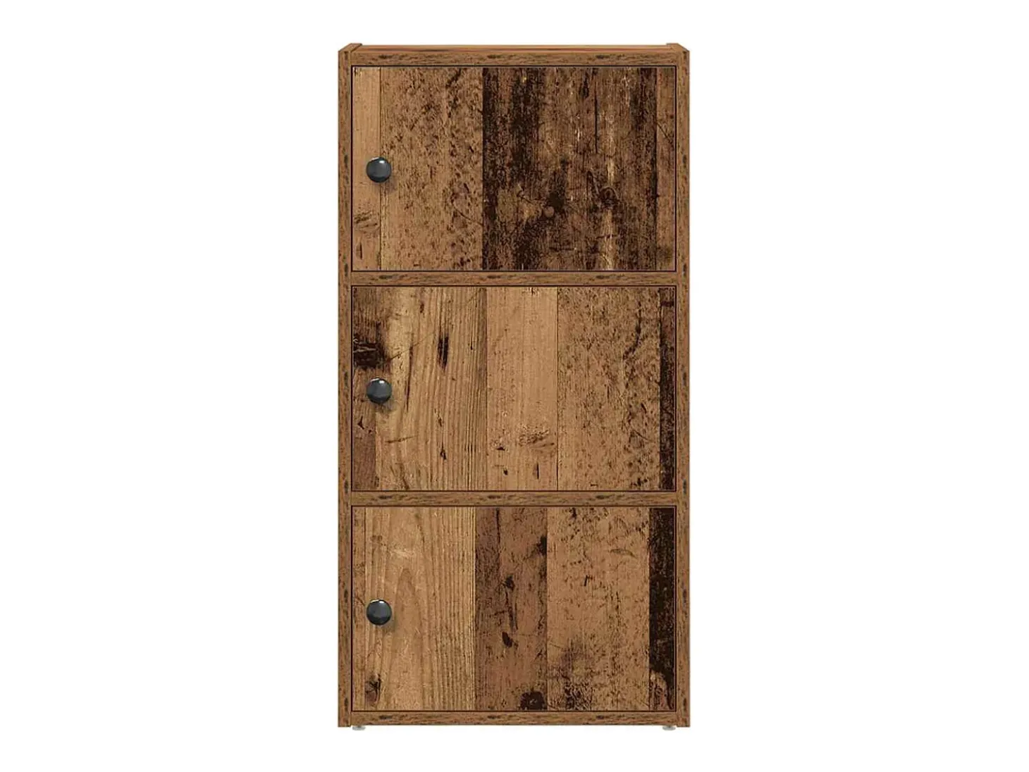Estantería madera de ingeniería color envejecido 40x24x77 cm
