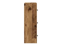 Estantería madera de ingeniería color envejecido 40x24x77 cm