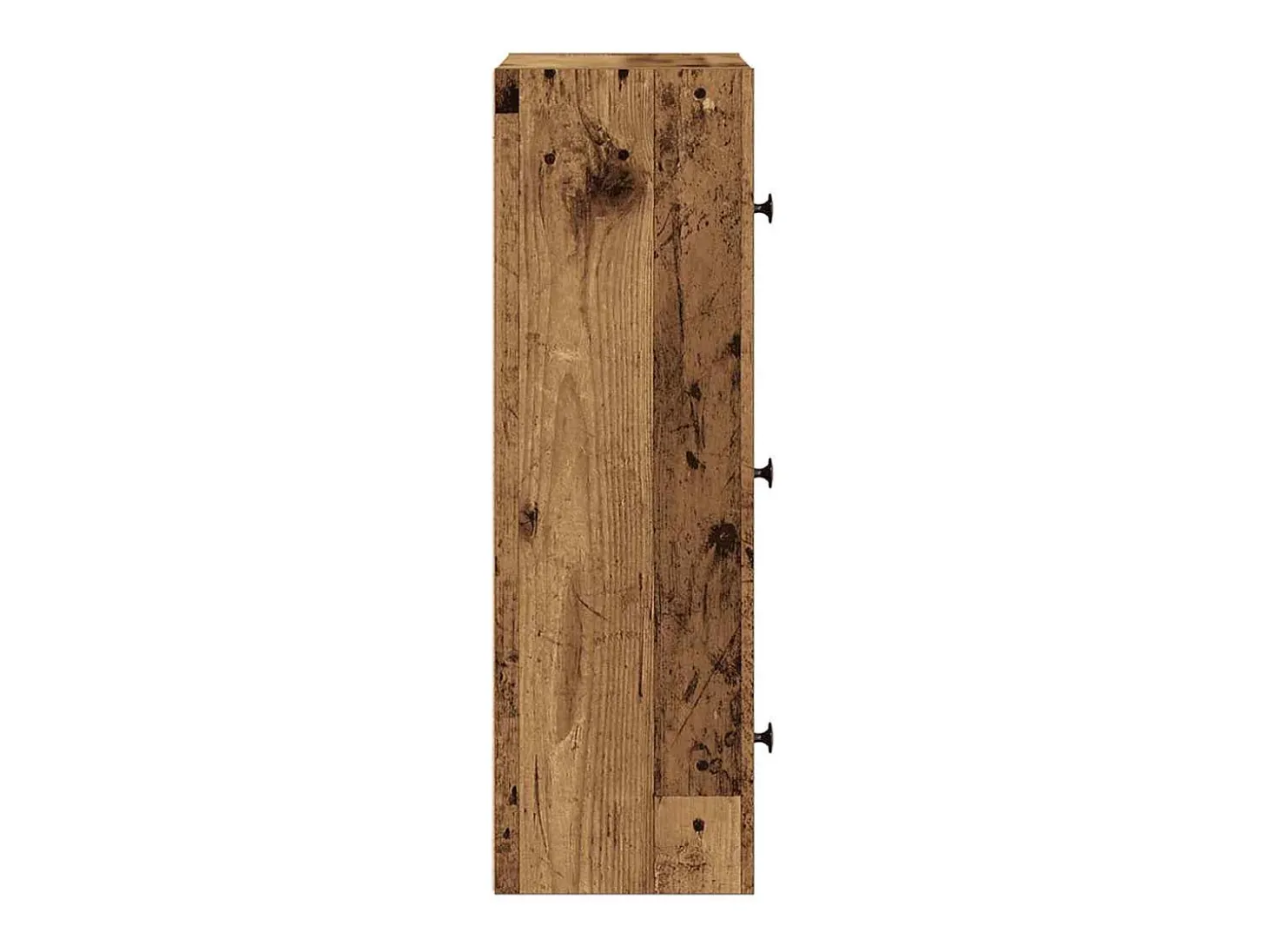 Estantería madera de ingeniería color envejecido 40x24x77 cm