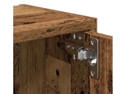 Estantería madera de ingeniería color envejecido 40x24x77 cm
