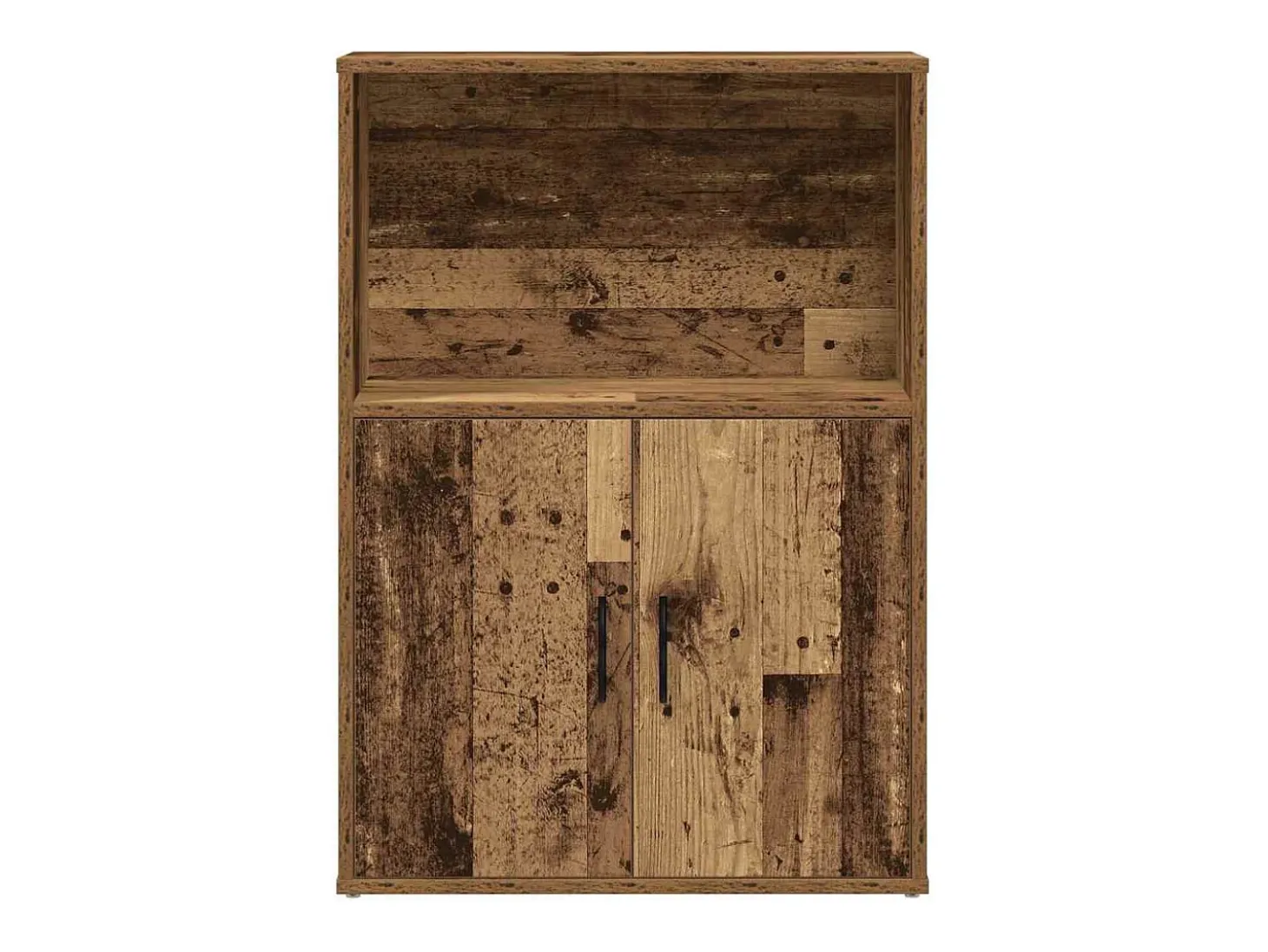 Estantería madera de ingeniería color envejecido 60x24x85 cm
